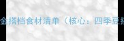 四季豆的黄金搭档食材清单核心四季豆搭配食材