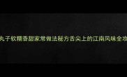藕丸子软糯香甜家常做法秘方舌尖上的江南风味全攻略