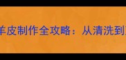 软糯不柴家庭版羊皮制作全攻略从清洗到烹饪的5大关键步骤