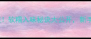 炖肘子零失败教程软糯入味秘诀大公开新手必看的家常做法