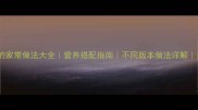 白萝卜汤的家常做法大全营养搭配指南不同版本做法详解最新食谱